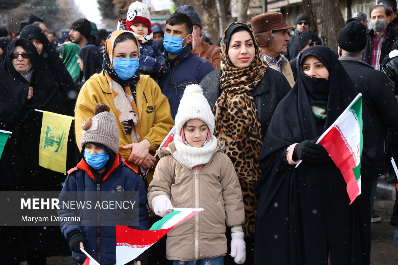 عکس/ راهپیمایی ۲۲ بهمن در بجنورد