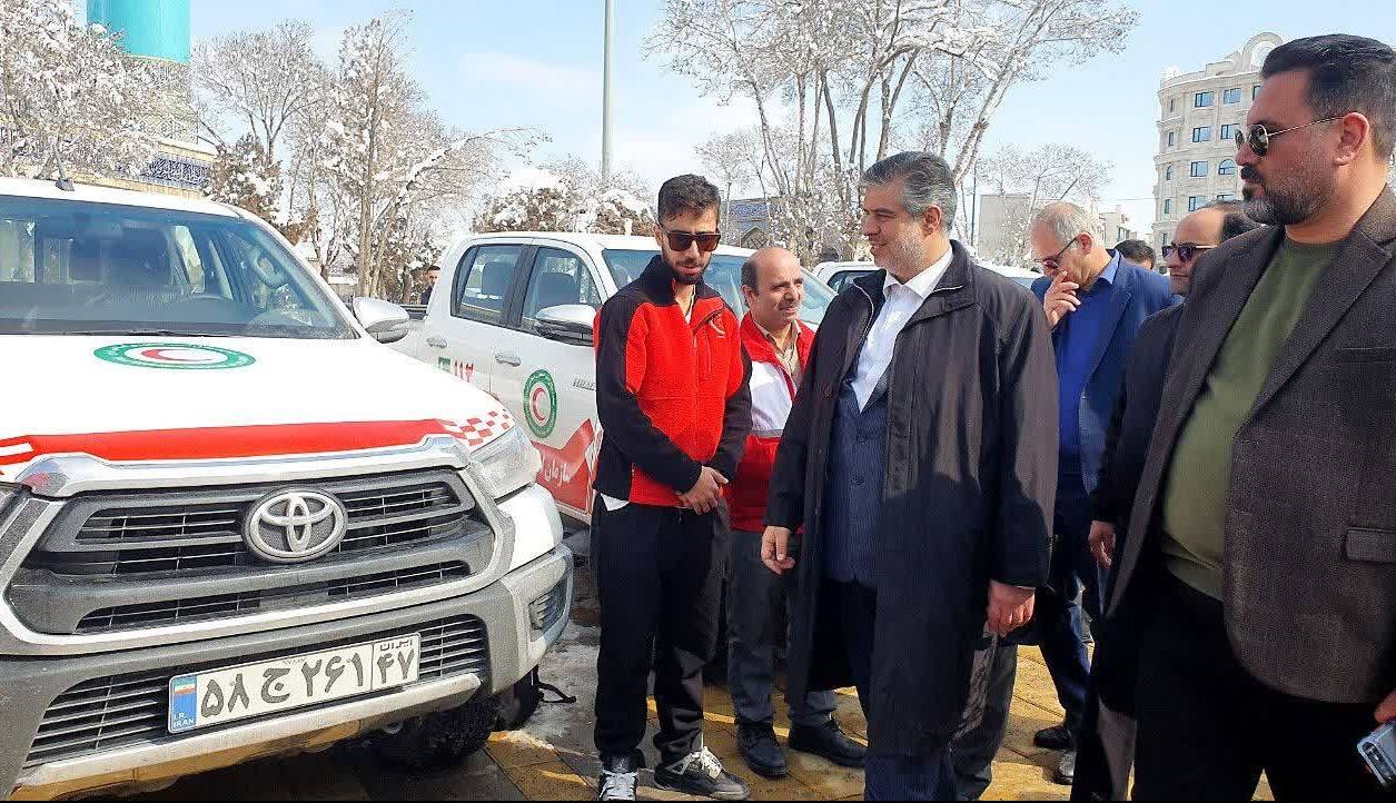 ۱۸ خودرو به ناوگان هلال احمر مرکزی اضافه شد