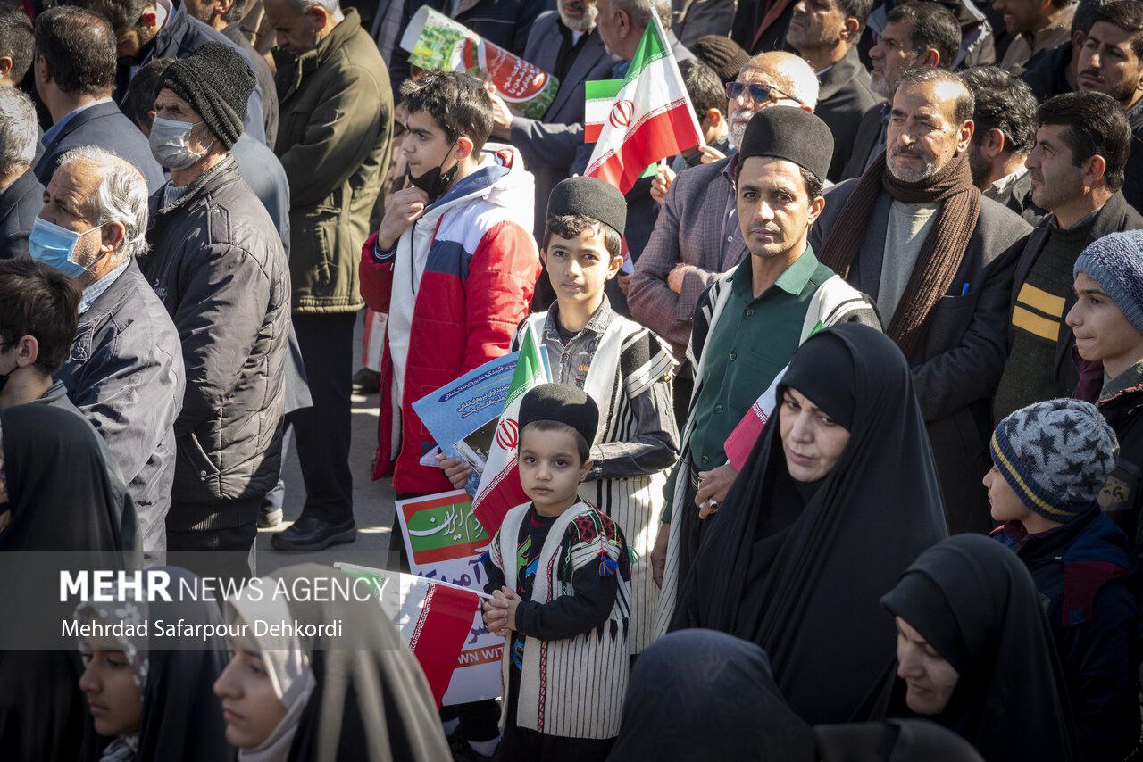 عکس/  راهپیمایی ۲۲ بهمن در شهرکرد