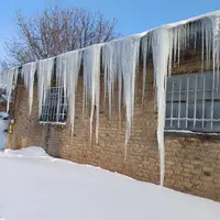 بارش برف زیاد، سرمای هوا و یخبندان در خلخال