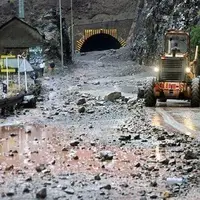 هشدار ریزش سنگ در جاده‌های کوهستانی مازندران