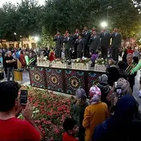 جشن بزرگ ۲ کیلومتری منجی در گذر فرهنگی چهارباغ اصفهان