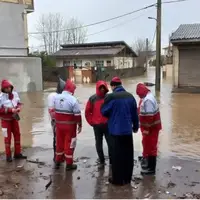 امدادرسانی به سیل زدگان در رشت