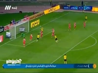 گل سوم سپاهان پرسپولیس توسط زکی پور