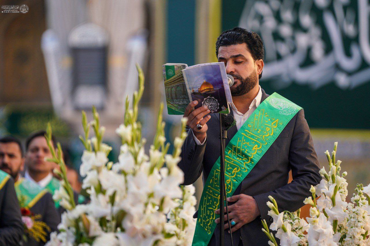 عکس/ جشن با شکوه نیمه شعبان در حرم امیرالمؤمنین علیه‌السلام 