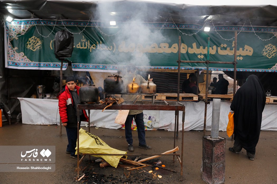 عکس/ مواکب انتظار برای خدمت‌رسانی