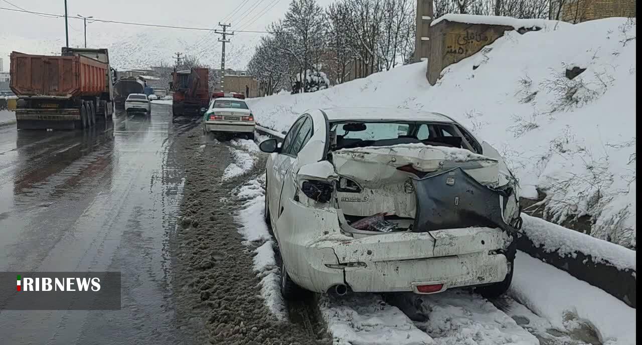 تصادف 2 کشنده با چند سواری در کمربندی جنوبی اراک