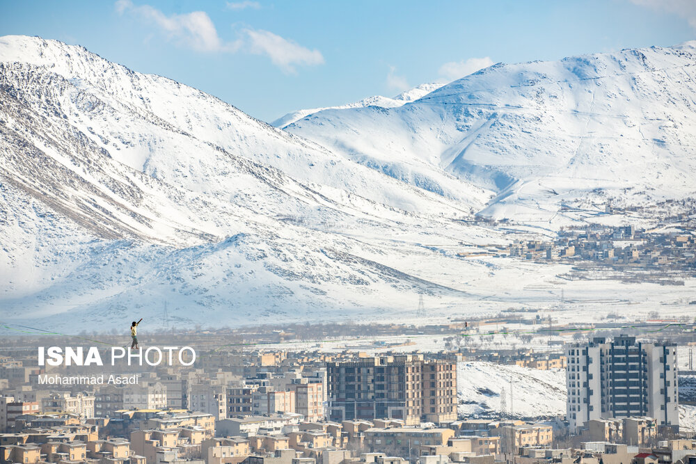 عکس/ پیاده‌روی در آسمان