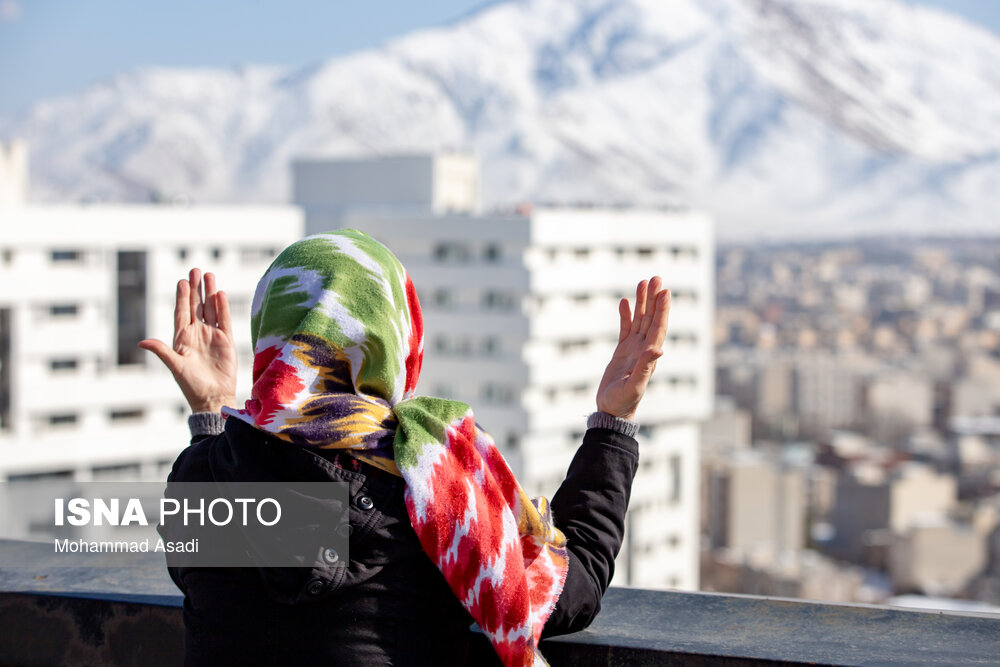 عکس/ پیاده‌روی در آسمان