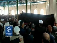 تشییع پیکر دانشجو «امیرمحمد خالقی» در روستایِ درمیان