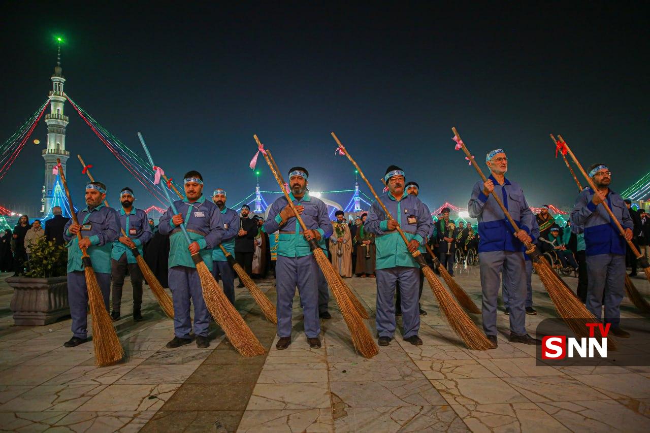 آیین شکرگزاری خادمان مسجد مقدس جمکران 