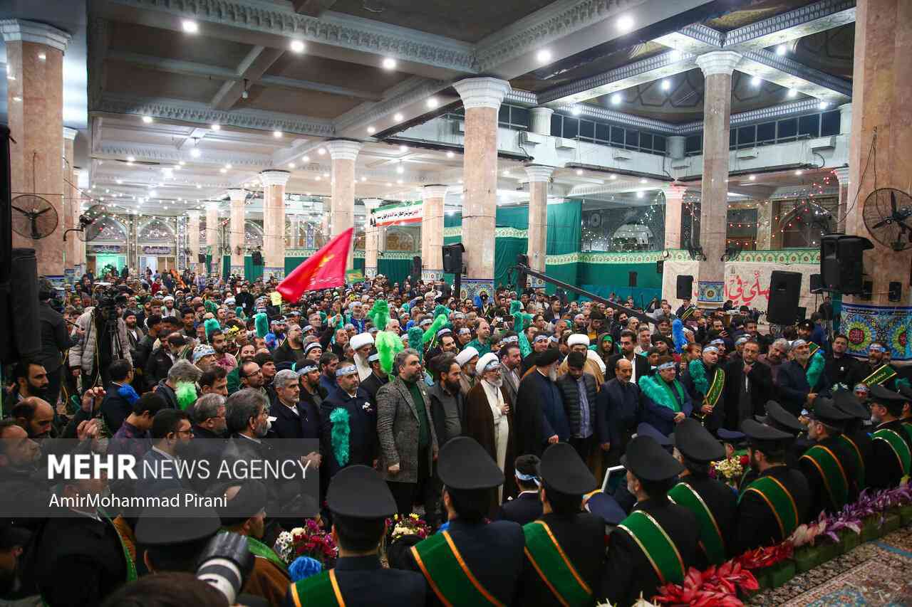 آئین شکرگذاری خادمان مسجد مقدس جمکران