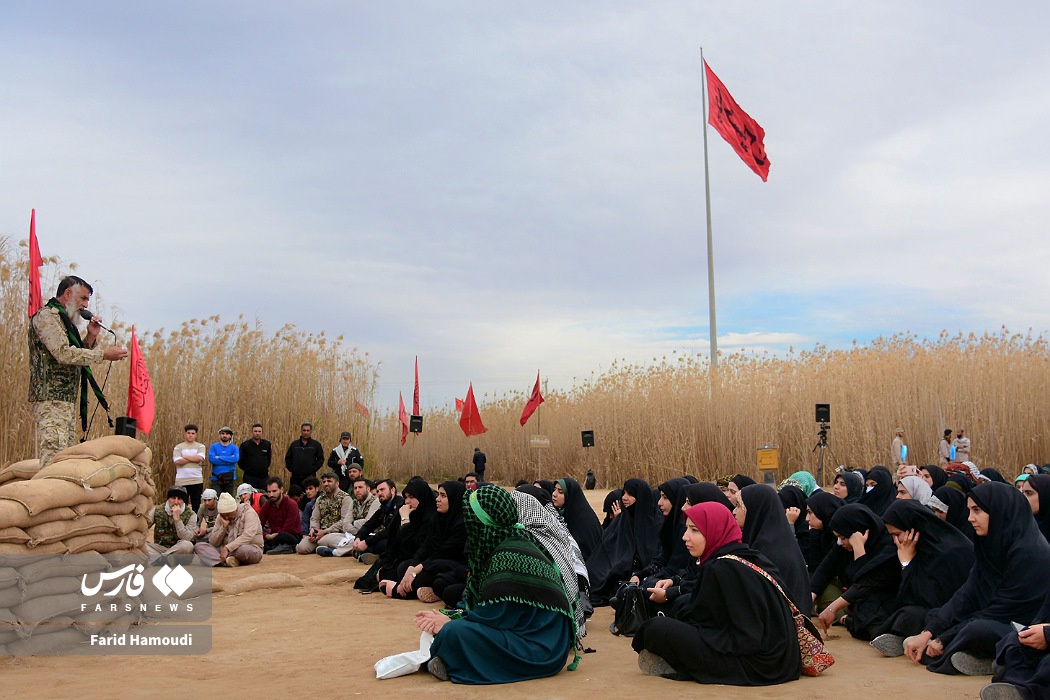 راهیان نور در علقمه؛ یاد شهدا زنده شد