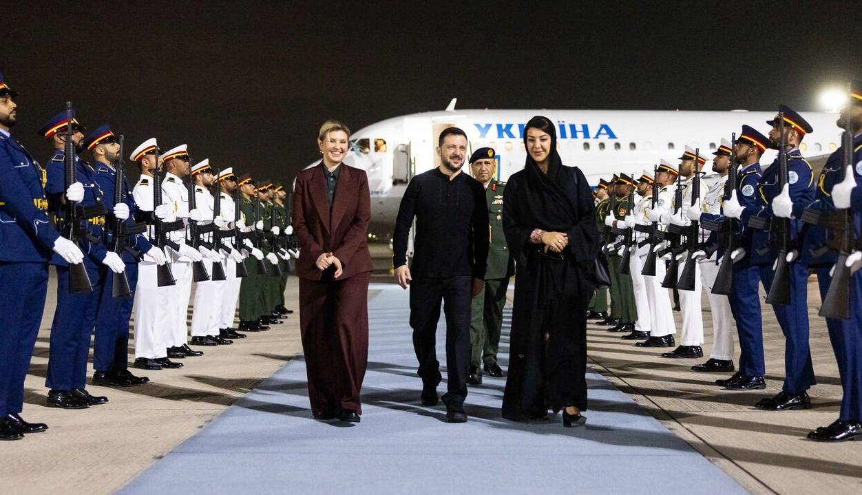 سفر رئیس جمهور اوکراین به امارات