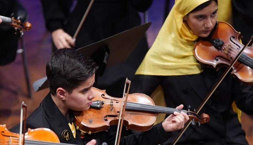 هنرنمایی نوجوانان در روز پایانی جشنواره موسیقی فجر