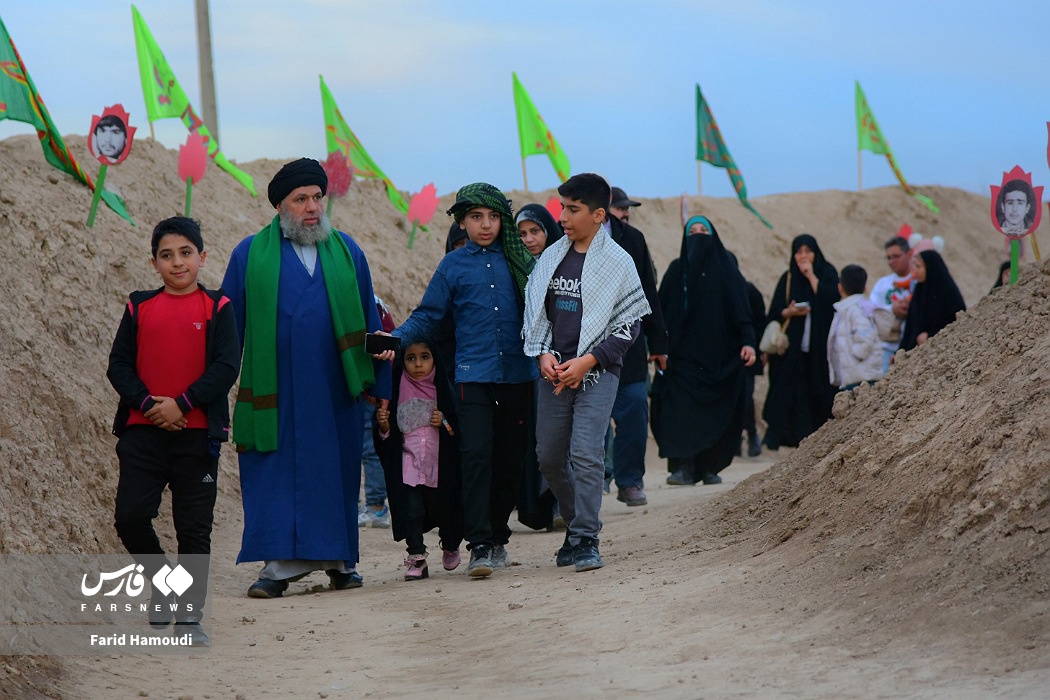 «نهر خَین»، میعادگاه راهیان نور و یاد شهیدان