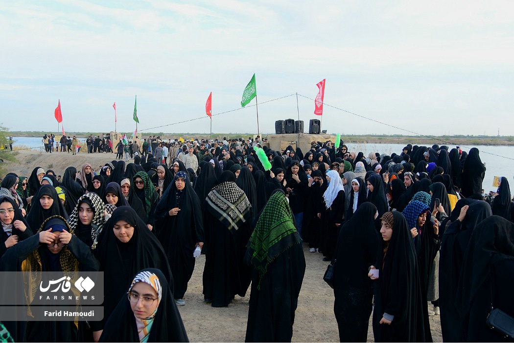 «نهر خَین»، میعادگاه راهیان نور و یاد شهیدان