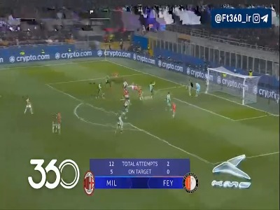 حرکت بچه‌گانه هرناندز و اخراج به دلیل تمارض؛ میلان 1-0 فاینورد