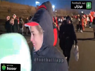 گلایه بانوان هوادار پرسپولیس از نمایش این تیم مقابل النصر