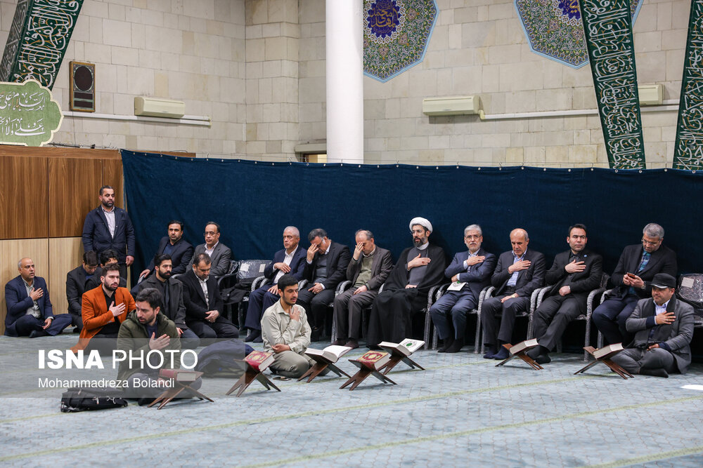 عکس/ مراسم ختم «امیرمحمد خالقی» در مسجد دانشگاه تهران