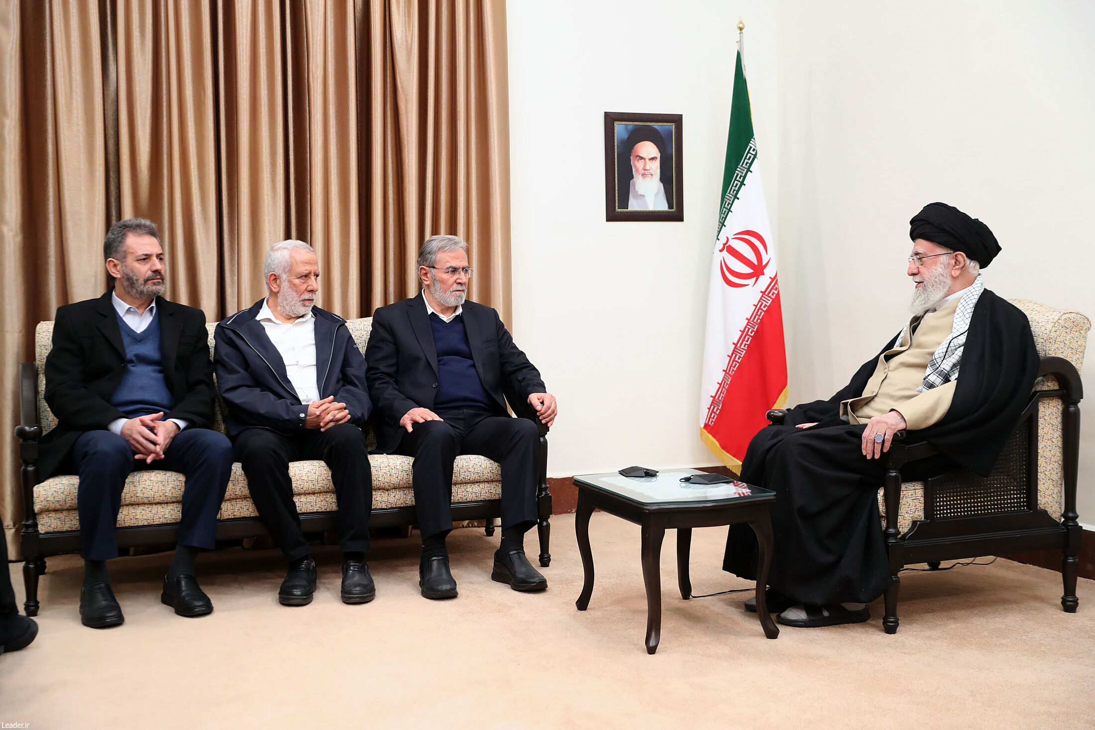 عکس/ دیدار دبیرکل جنبش جهاد اسلامی فلسطین با رهبر انقلاب