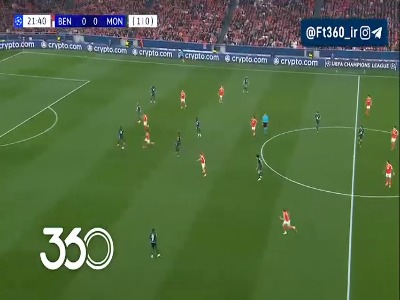 حرکت و پاس دیدنی پاولیدیس؛ بنفیکا 1-0 موناکو