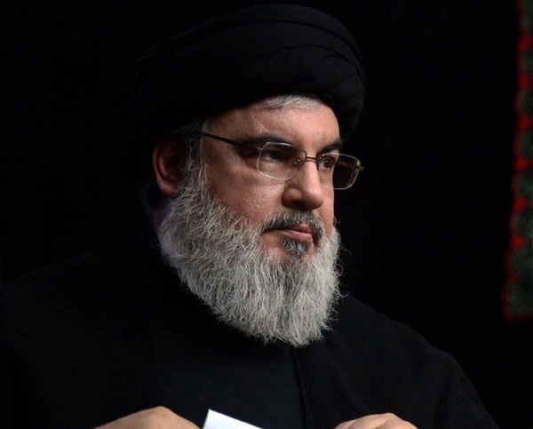 برگزاری نمادین تشییع پیکر شهید نصرالله در عراق