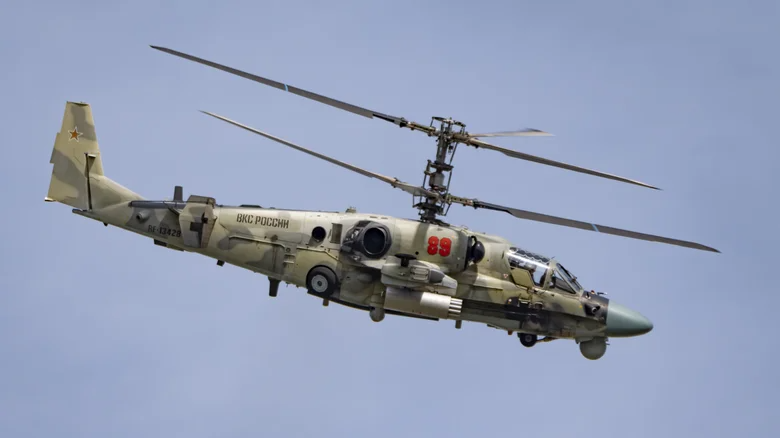 Ka-52 روسیه؛ تنها هلیکوپتر مجهز به سیستم ایجکت یا صندلی پران در جهان