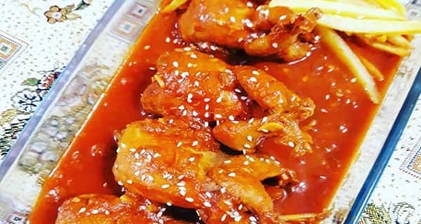 طرز تهیه بلدرچین با سس پیاز کاراملی