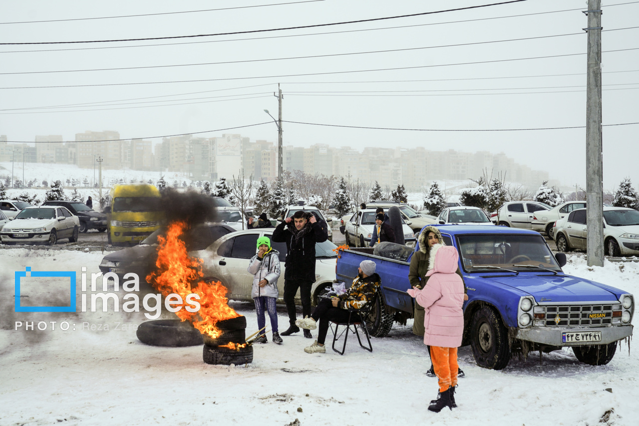 تفریحات زمستانی در اردبیل