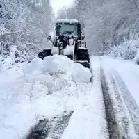 انسداد ۱۶۶ روستای مازندران در اثر بارش برف