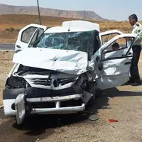 تصادف در جاده دیهوک ـ کرمان ۲ فوتی بر جای گذاشت