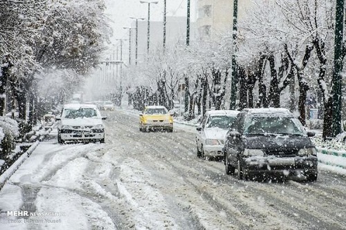 بارش‌ باران و برف در برخی مناطق استان مرکزی