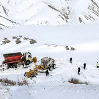 جاده گرگان ـ شاهرود به دلیل بارش برف بسته شد