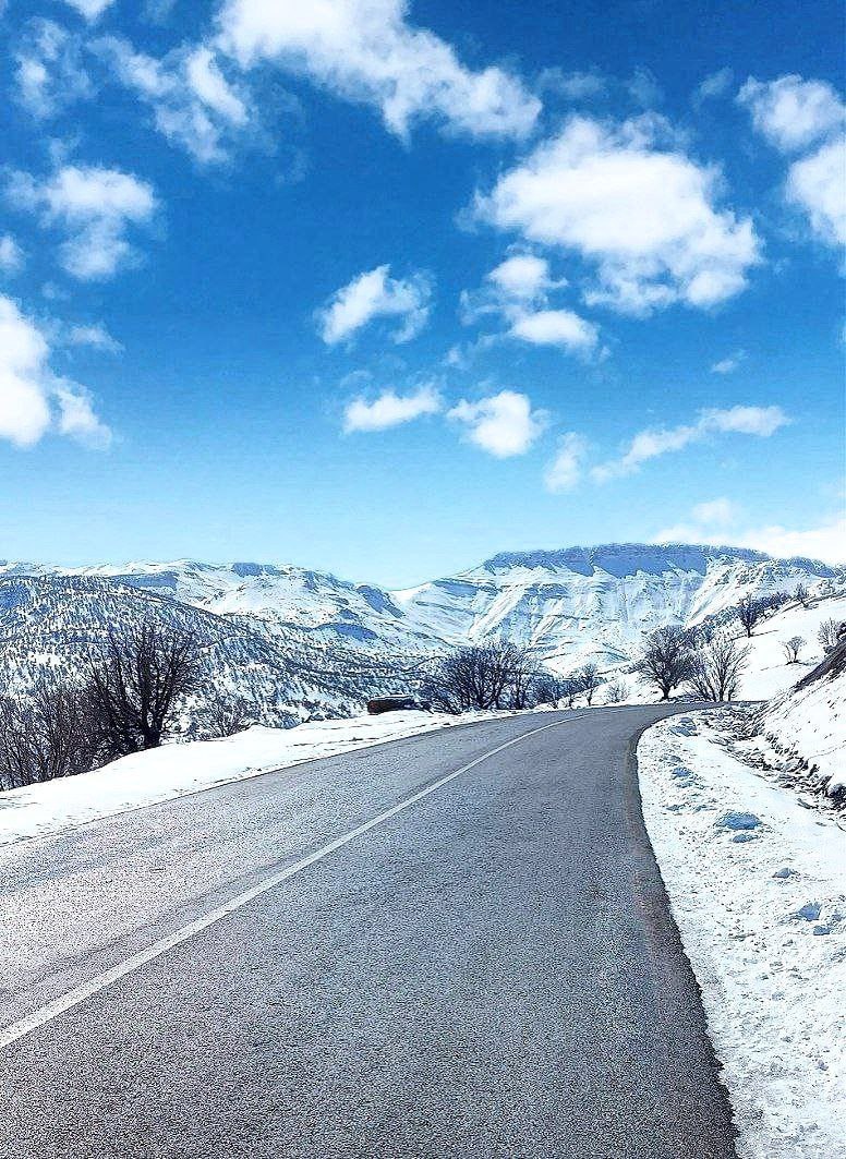  طبیعت برفی دالاهوی کرمانشاه