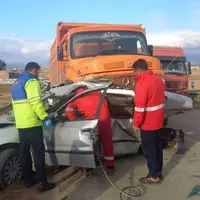 تصادف در جاده نیشابور ـ فیروزه زندگی سه نفر را گرفت