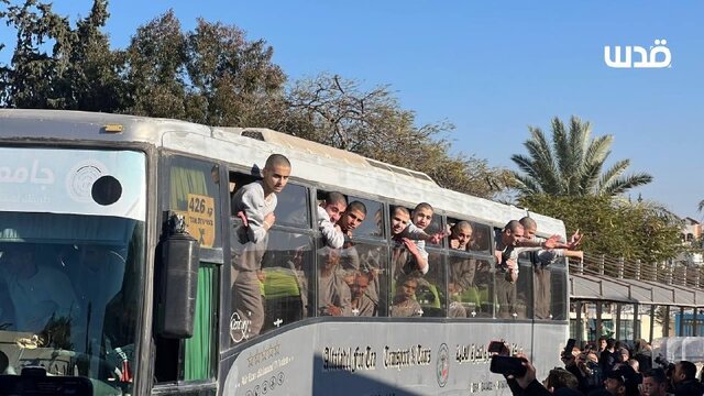 46 زن و کودک اسیر فلسطینی آزاد شدند