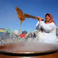 جشنواره سمنوپزان در فرهنگسرای بجنورد