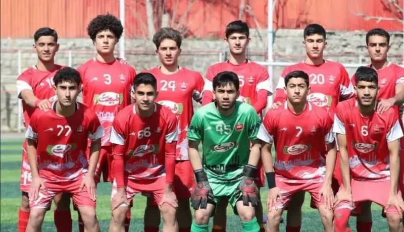 نایب قهرمانی نوجوانان پرسپولیس با برد 6 گله