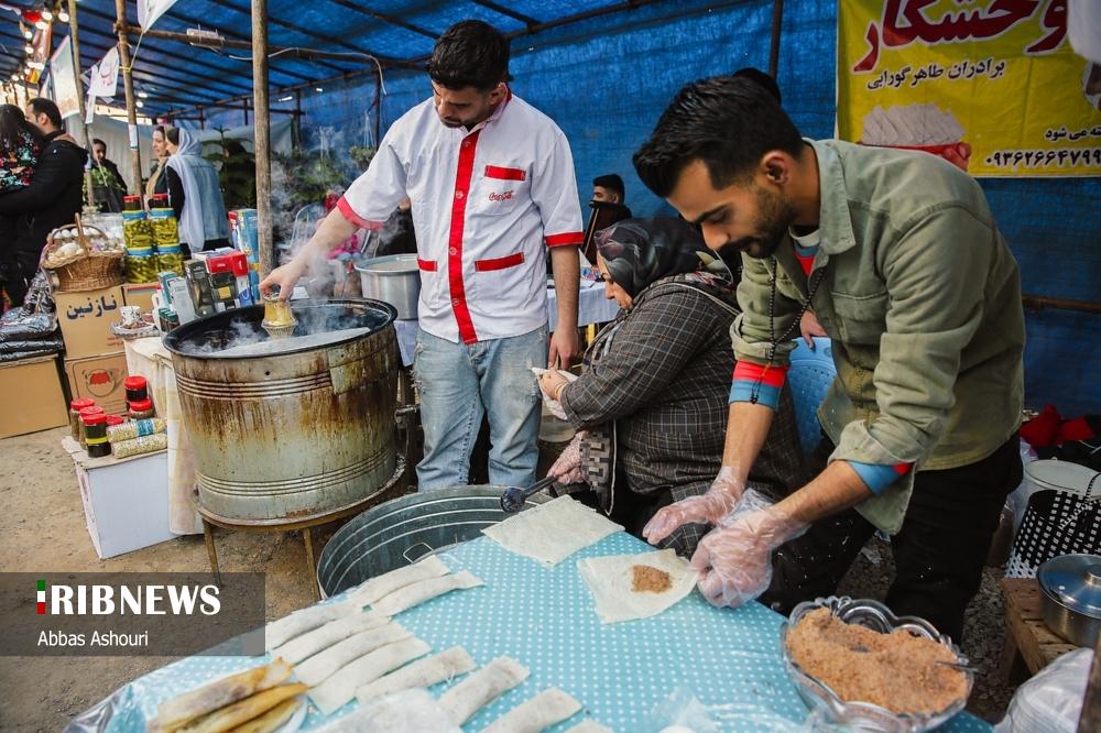 جشنواره ملی رشته خشکار در شهر طاهر گوراب