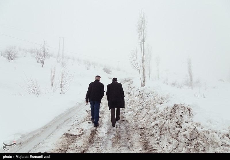 عکس/ طبیعت برفی روستاهای بخش انزل ارومیه