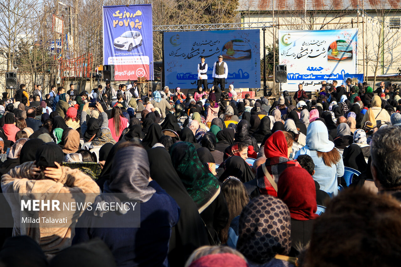 جشنواره ملی رشته و خشکار طاهرگوراب صومعه‌سرا