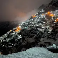 تصویر زیبایی از هورامان کردستان پس از برف