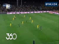 گل اول النصر توسط البوشیل؛العروبه ۱-۱ النصر