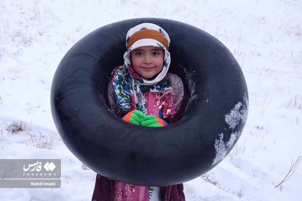 برف شادی در اهرِ آذربایجان‌شرقی