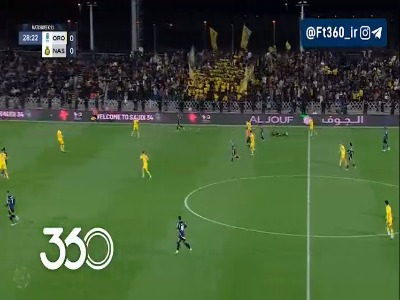 موقعیت رونالدو در شرایط آفساید؛  العروبه 0-0 النصر