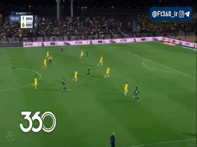 گل اول النصر توسط البوشیل؛العروبه 1-1 النصر