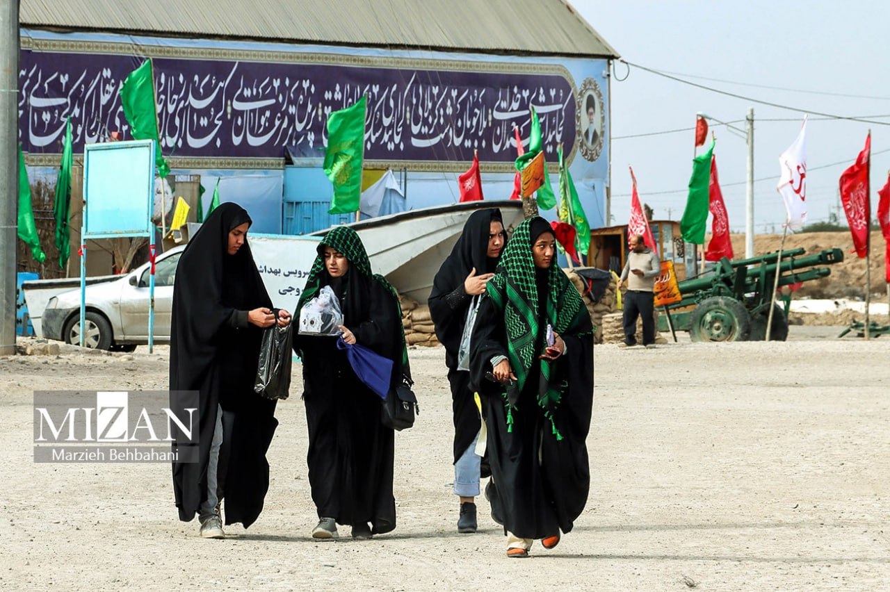  کاروان‌های راهیان نور در یادمان شهدای والفجر ۸