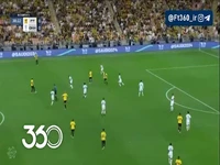 گل اول الاتحاد توسط عوار؛ الاتحاد ۱-۰ الاخدود