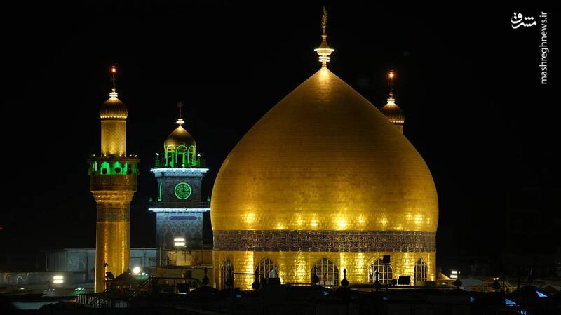 عکس/ شب اول ماه مهمانی خدا در حرم امیرالمومنین(ع)